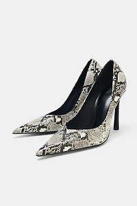 HIGH HEEL ANIMAL PRINT SHOES