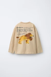 T-SHIRT À IMPRIMÉ LION