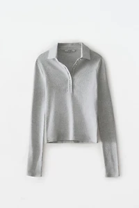 LONG SLEEVE POLO SHIRT