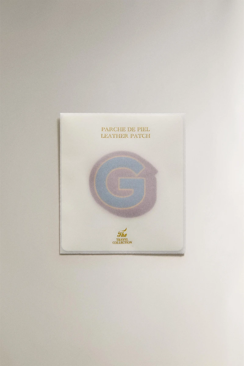 LEATHER LETTER G PATCH