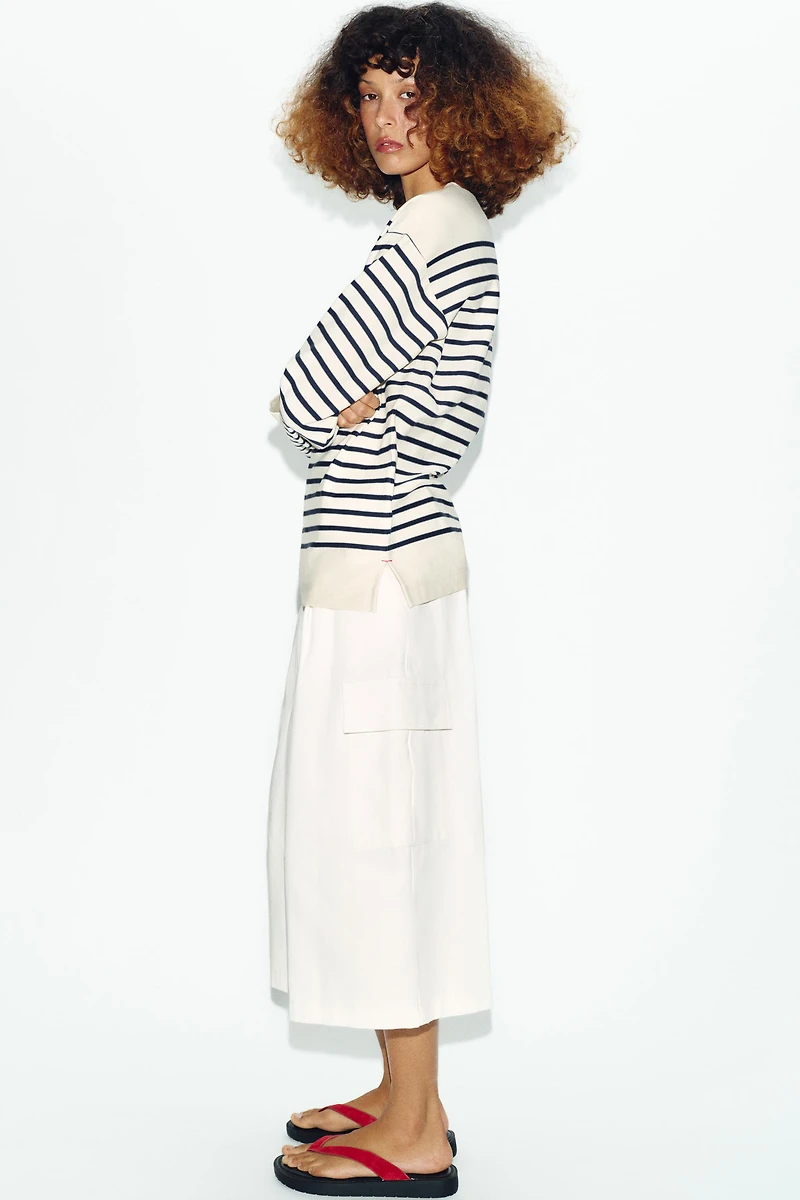 STRIPED LONG SLEEVE T-SHIRT