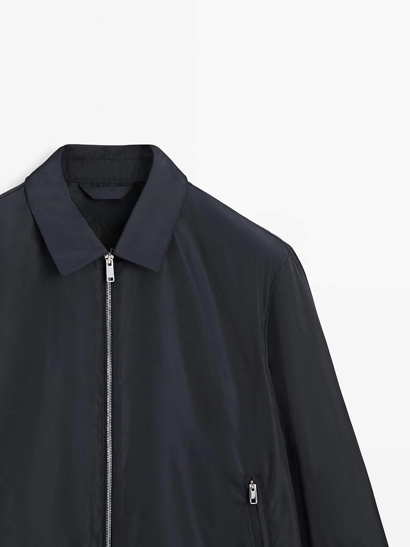 Veste courte en tissu technique