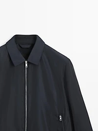 Veste courte en tissu technique