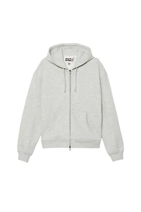 CROPPED FIT HOODIE WITH ZIP