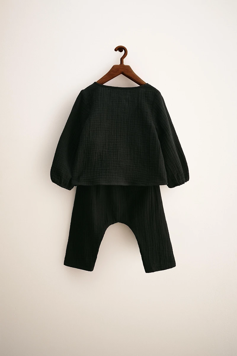 ZARA TIMELESS - TEXTURED PLAIN SET
