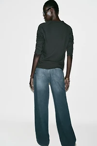 WASHED LONG SLEEVE T-SHIRT