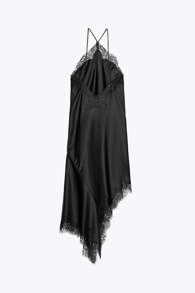 ZW COLLECTION SATIN LACE DRESS