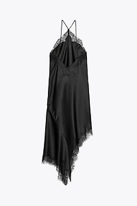 ZW COLLECTION SATIN LACE DRESS