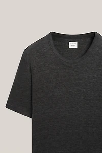 100% linen short sleeve T-shirt