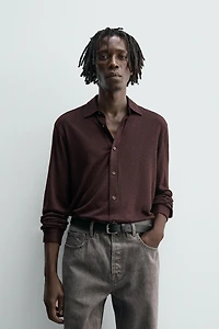 TEXTURED JACQUARD SHIRT