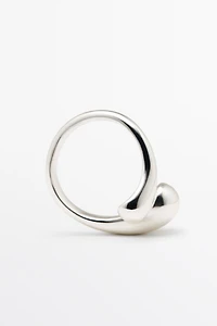 Bague double goutte