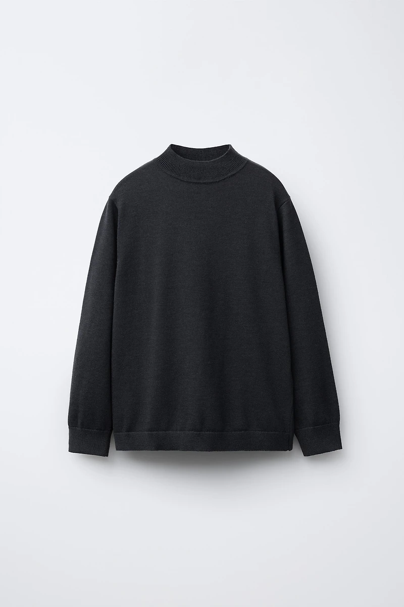 PULL COL CHEMINÉE EN MAILLE FINE