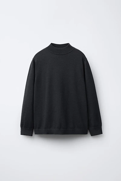 PULL COL CHEMINÉE EN MAILLE FINE