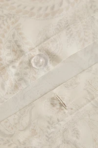 PAISLEY SATEEN DUVET COVER