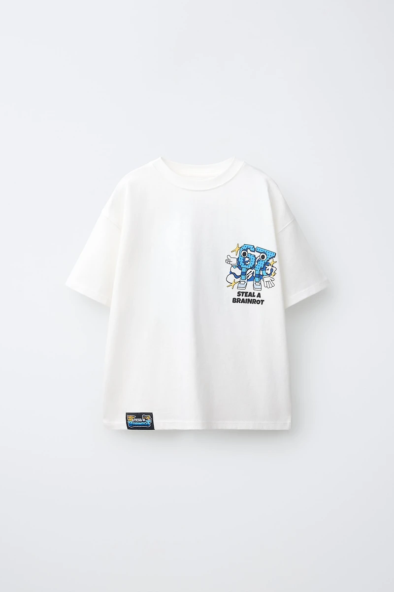 T-SHIRT IMPRIMÉ STEAL A BRAINROT © SPYDER GAMES