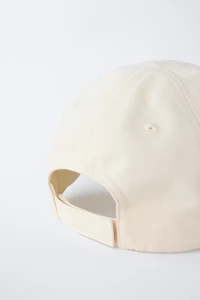 EMBROIDERED VARSITY TEXT CAP