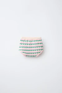 FLORAL JACQUARD KNIT PANTIES