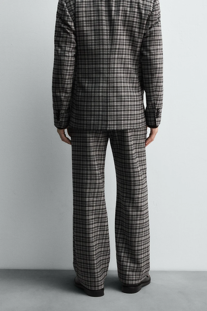CHECK SUIT TROUSERS HARRY LAMBERT FOR ZARA X DISNEY