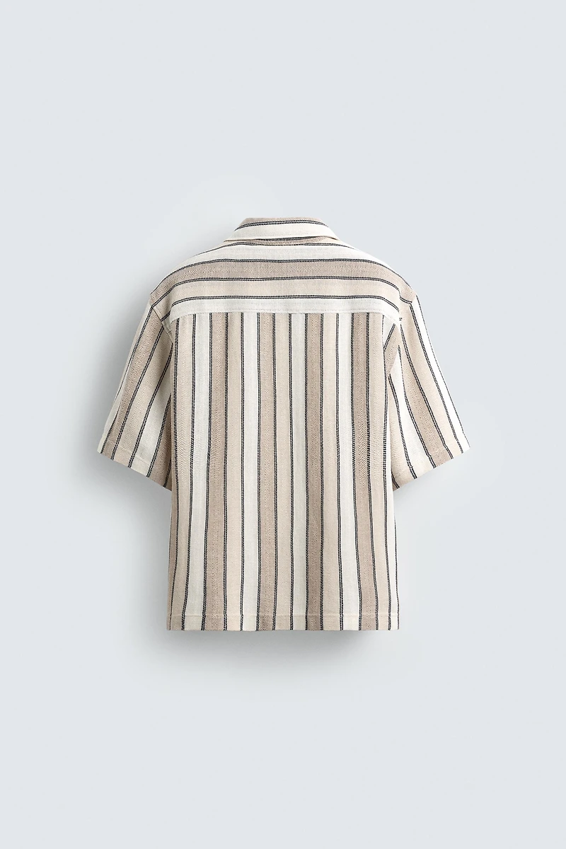CHEMISE JACQUARD GÉOMÉTRIQUE