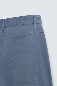 PLEATED BALLOON FIT PANTS