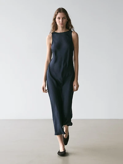 Robe midi fluide