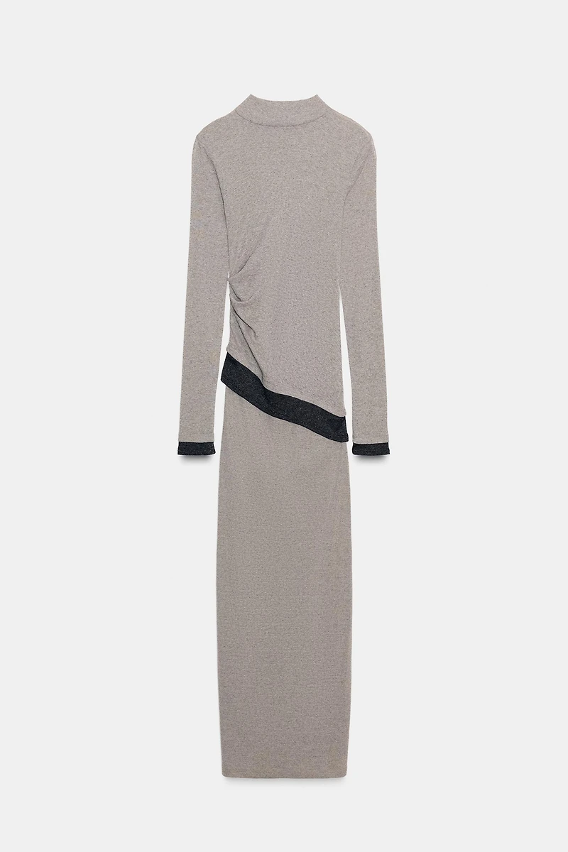 LONG DOUBLE EFFECT DRESS