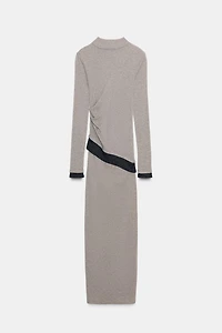 LONG DOUBLE EFFECT DRESS