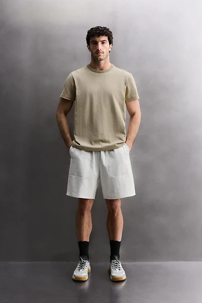 9" COTTON JOGGER SHORTS