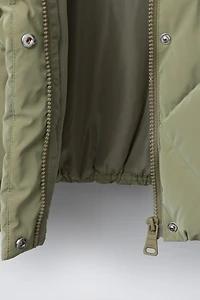 VESTE REMBOURRÉE EFFET GOMMÉ