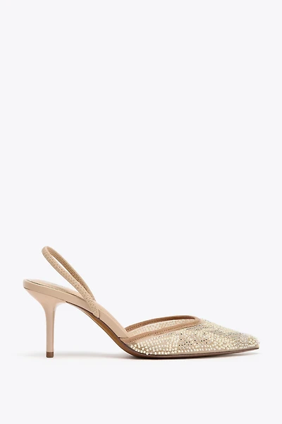 SPARKLY SLINGBACK HEELS