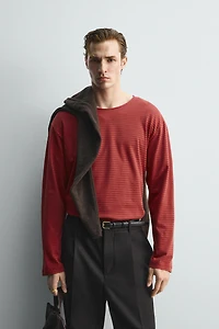 LIMITED EDITION STRIPED JACQUARD T-SHIRT