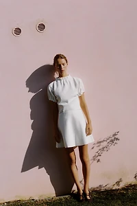 KNIT MINI SKIRT