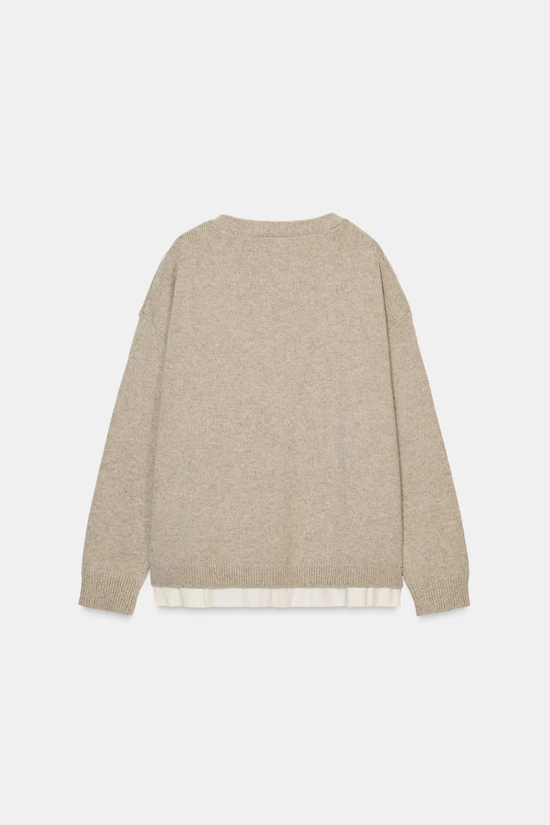 COMBINED WOOL JACKET