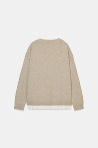 COMBINED WOOL JACKET