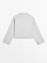 Oversize T-shirt with pocket details
