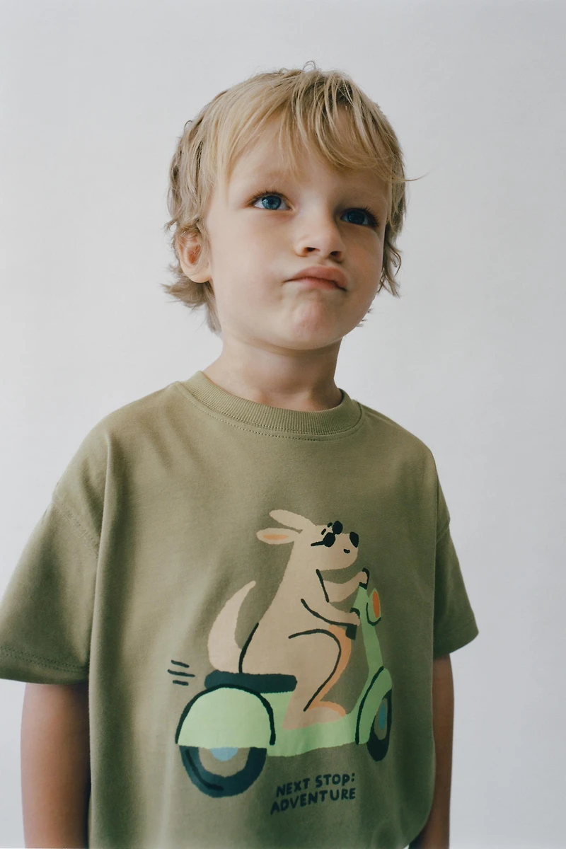 ANIMAL PRINT T-SHIRT