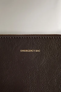 TROUSSE DE TOILETTE CUIR "EMERGENCY BAG"