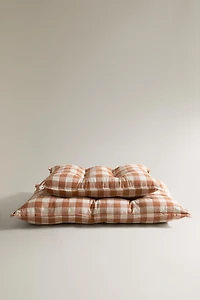 GINGHAM PET TOPPER
