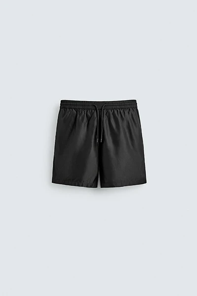 AARON LEVINE X ZARA MID-LENGTH SWIM SHORTS