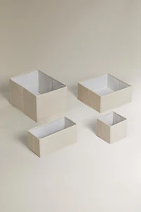 BOÎTE DE RANGEMENT PLIABLE COTON