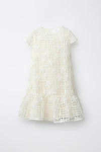 FLORAL TULLE DRESS