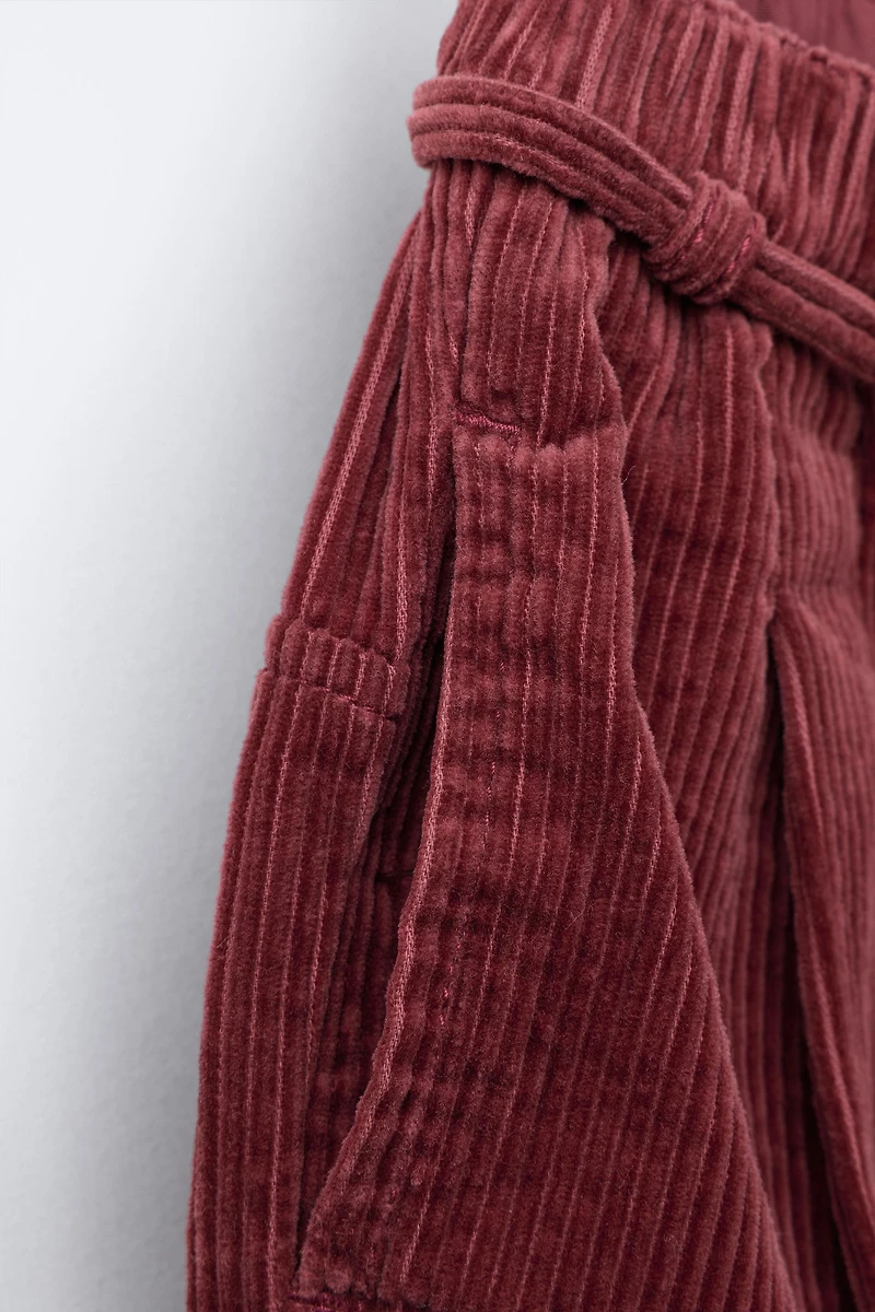 CORDUROY BAGGY PANTS