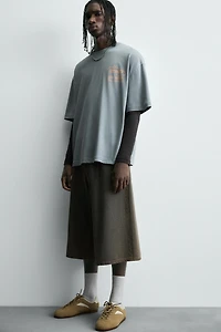 T-SHIRT IMPRIMÉ DÉLAVÉ