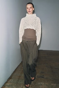 ZW COLLECTION JACQUARD STRIPED PANTS