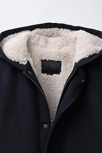 DUFFLE-COAT DOUBLURE EFFET MOUTON