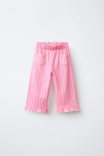 CONTRASTING STRIPE PANTS