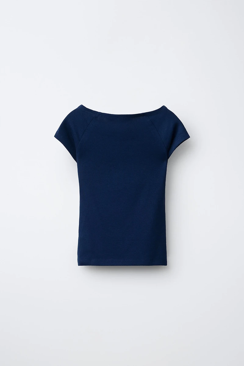 PLAIN T-SHIRT WITH MODAL