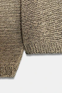 METALLIC THREAD KNIT JUMPER