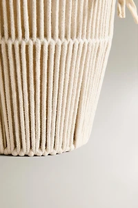 BATHROOM TRASH CAN WITH COTTON LINING