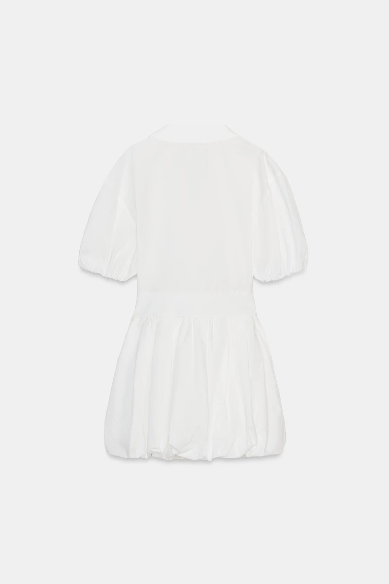 POPLIN MINI DRESS